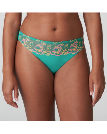 Tanga Prima Donna colección ''Lenca'' TALLAS: 38, 40, 42, 44, 46; COLOR: sunny teal Composición: polyamide:63%