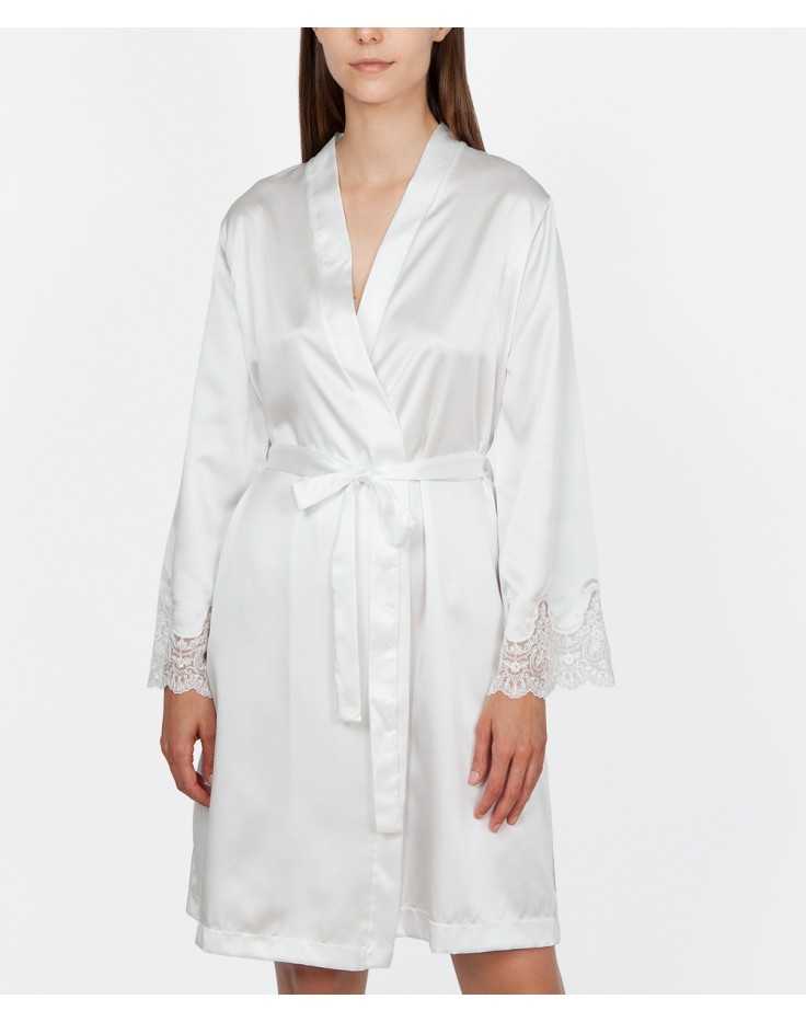 Satin robe Ivette bridal collection HERITAGE