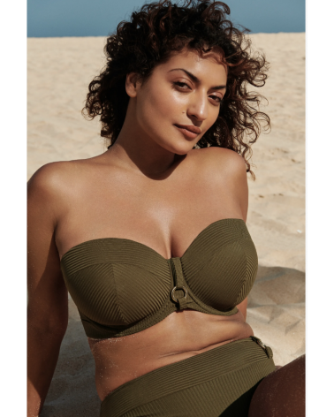 Sujetador bikini bandeau Prima Donna Swim colección ''Sahara''  Composición: polyamide:55%, polyester:33%, elastane:12%