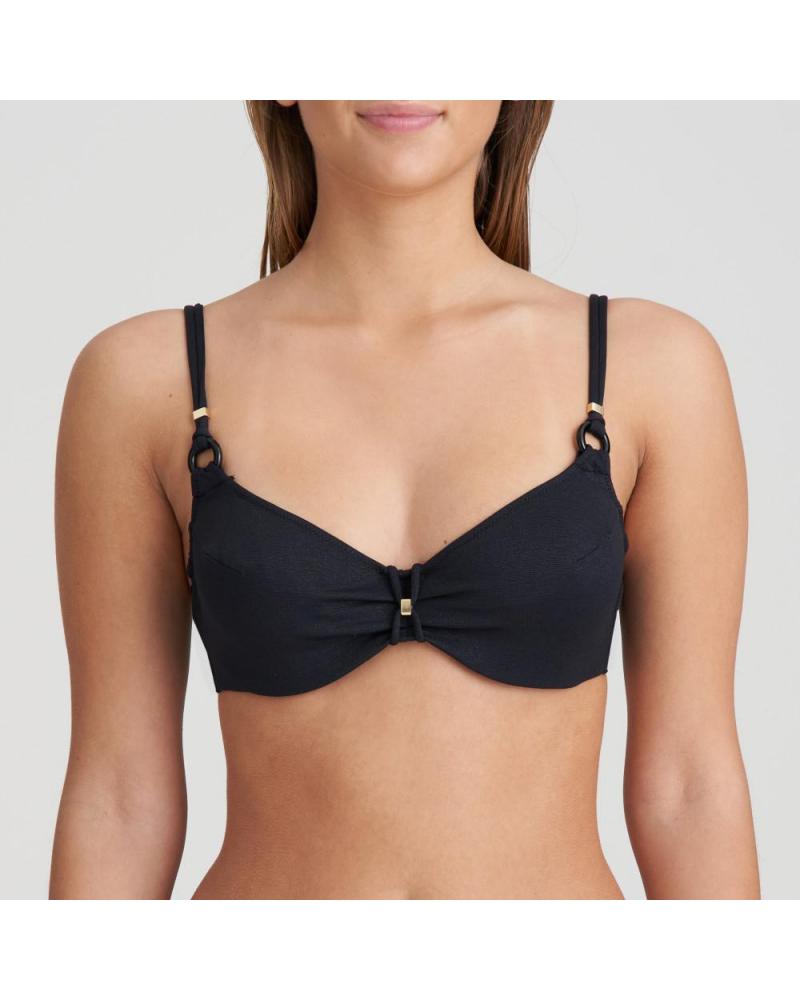 Bikini Marie Jo Swim colección Dahu COLOR: negro; TALLAS: 85b, 90b, 95b, 100b, 105b, 85c, 90c, 95c, 100c, 105c, 85d