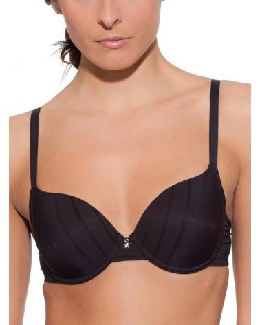 SUJETADOR MELANY MARCA SELENE COPA B COLOR: negro, tierra; TALLAS: 90, 95, 100, 105 Temporada: invierno 2012 -   - PEPI