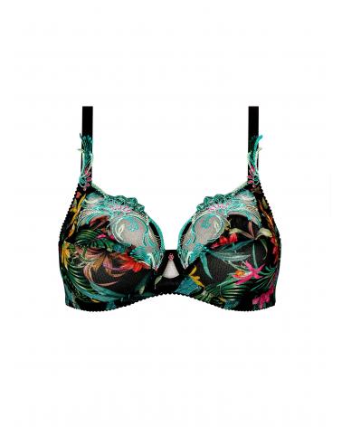 Sujetador capacidad Lise Charmel colección ''Fleurs Etoiles''  Composición: 75% poliamida, 12% poliester, 11% elastano