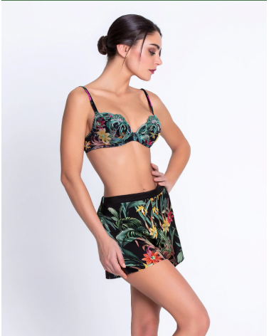 Short pijama Lise Charmel colección ''Fleurs Etoiles''