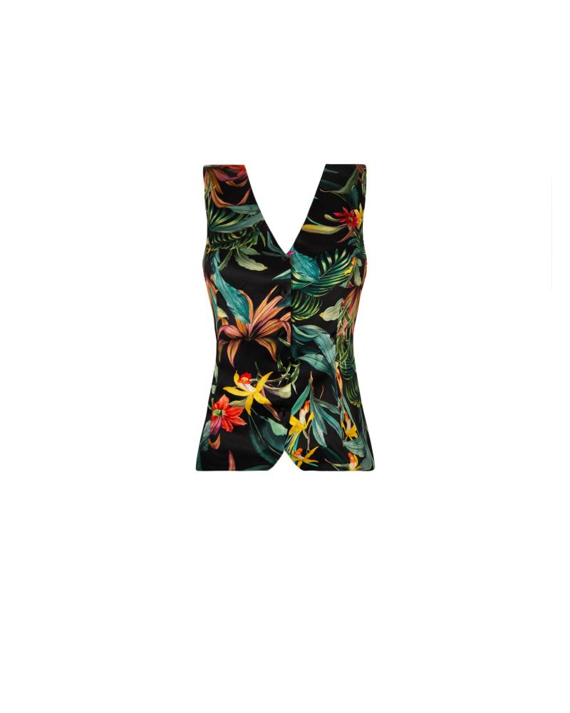 Chaleco Lise Charmel colección ''Fleurs Etoiles''  Composición: 88% sedas, 10% poliamida, 2% elastano - Lencería Mujer