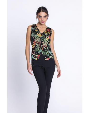 Chaleco Lise Charmel colección ''Fleurs Etoiles''  Composición: 88% sedas, 10% poliamida, 2% elastano - Lencería Mujer