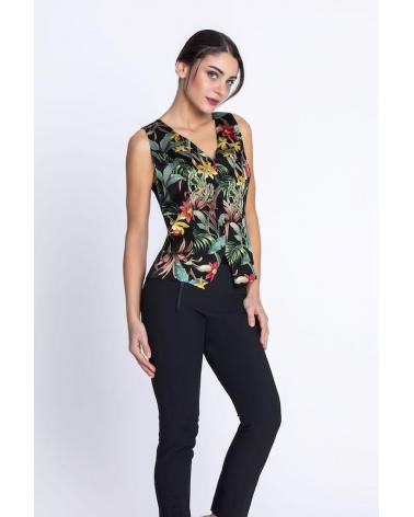 Chaleco Lise Charmel colección ''Fleurs Etoiles''  Composición: 88% sedas, 10% poliamida, 2% elastano - Lencería Mujer