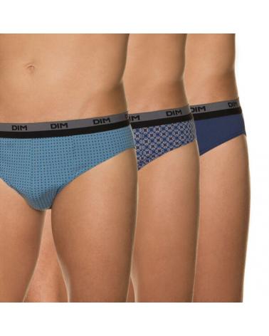 PACK 3 SLIPS DIM ALGODON 6638 TALLAS: m, l, xl, xxl; COLOR: 9ve, 9vf Temporada: anteriores -   - PEPI GUERRA