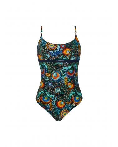 Bañador Aro Lise Charmel colección Beaute Cosmique COLOR: negro; TALLAS: 85c, 90c, 95c, 100c, 105c, 85d, 90d, 95d