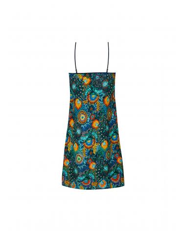 Vestido Corto Playa Lise Charmel colección Beaute Cosmique TALLAS: s, m, l, xl; COLOR: azul  -   - PEPI GUERRA