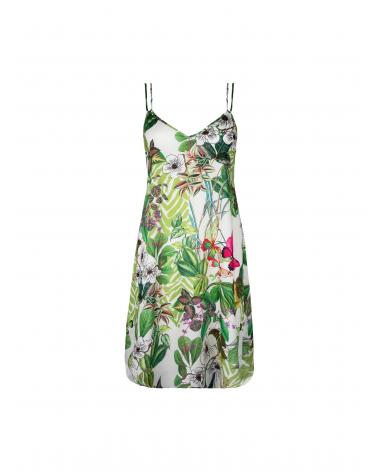 Vestido Corto Playa Lise Charmel colección Envolee Tropicale TALLAS: s, m, l, xl; COLOR: blanco  -   - PEPI GUERRA