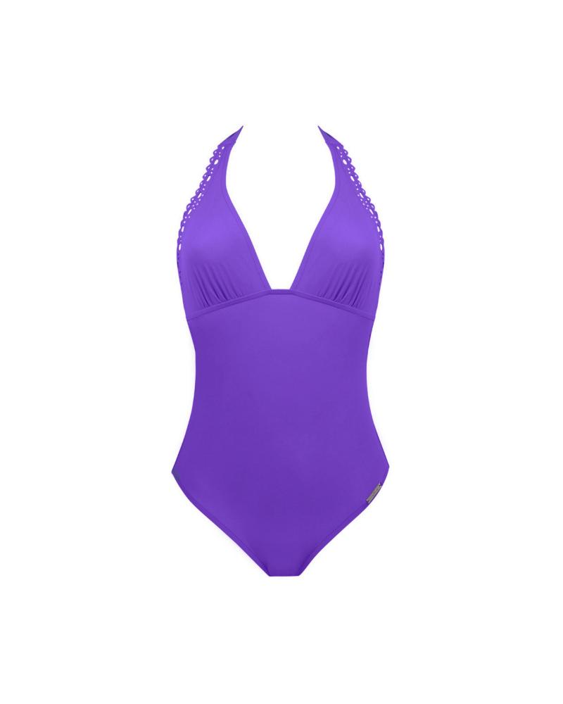 Bañador Escote Trasero B Lise Charmel colección Ajourage Couture TALLAS: xs, s, m, l; COLOR: naranja, marino, morado