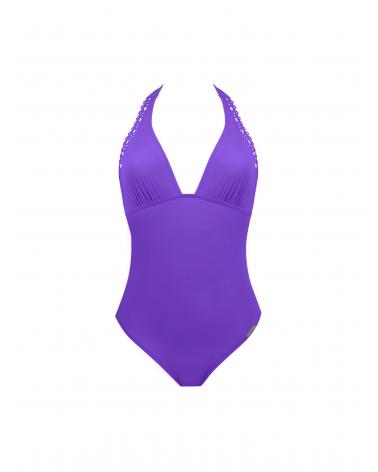 Bañador Escote Trasero B Lise Charmel colección Ajourage Couture TALLAS: xs, s, m, l; COLOR: naranja, marino, morado