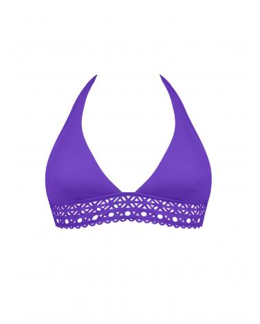 Bikini Triángulo B Lise Charmel colección Ajourage Couture TALLAS: s, m, l, xl; COLOR: naranja, marino, morado vivo  - 