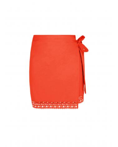 Pareo Lise Charmel colección Ajourage Couture COLOR: naranja, marino, morado vivo; TALLAS: talla unica  -   - PEPI