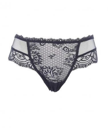 CULOTTE ACA0443 DENTELLE JOAILLERIE LISE CHARMEL COLOR: marfil, negro; TALLAS: 1, 2, 3, 10 Temporada: invierno 2012 -