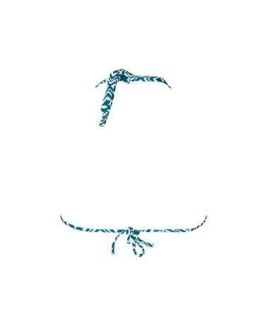 Bikini Triángulo Cortina Antigel colección La Relax TALLAS: s, m, l, xl; COLOR: coral, verde agua  -   - PEPI GUERRA