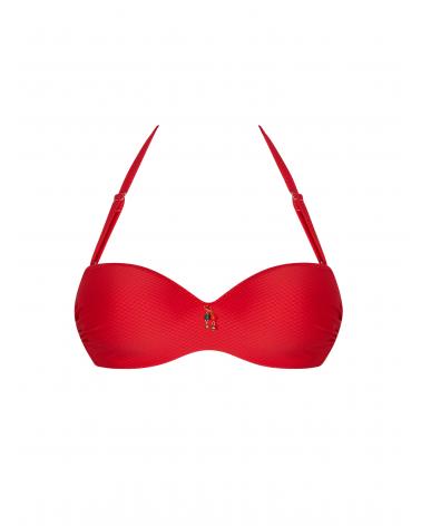 Bikini Bandeau Antigel colección La Vogueuse COLOR: rojo, negro, ocean; TALLAS: 85b, 90b, 95b, 100b, 85c, 90c, 95c