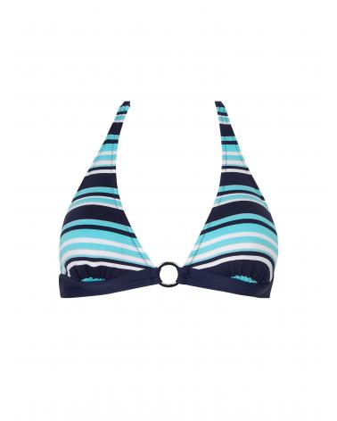 Bikini Triángulo B Antigel colección L'Antigel Globe TALLAS: s, m, l, xl; COLOR: azul, teja  -   - PEPI GUERRA