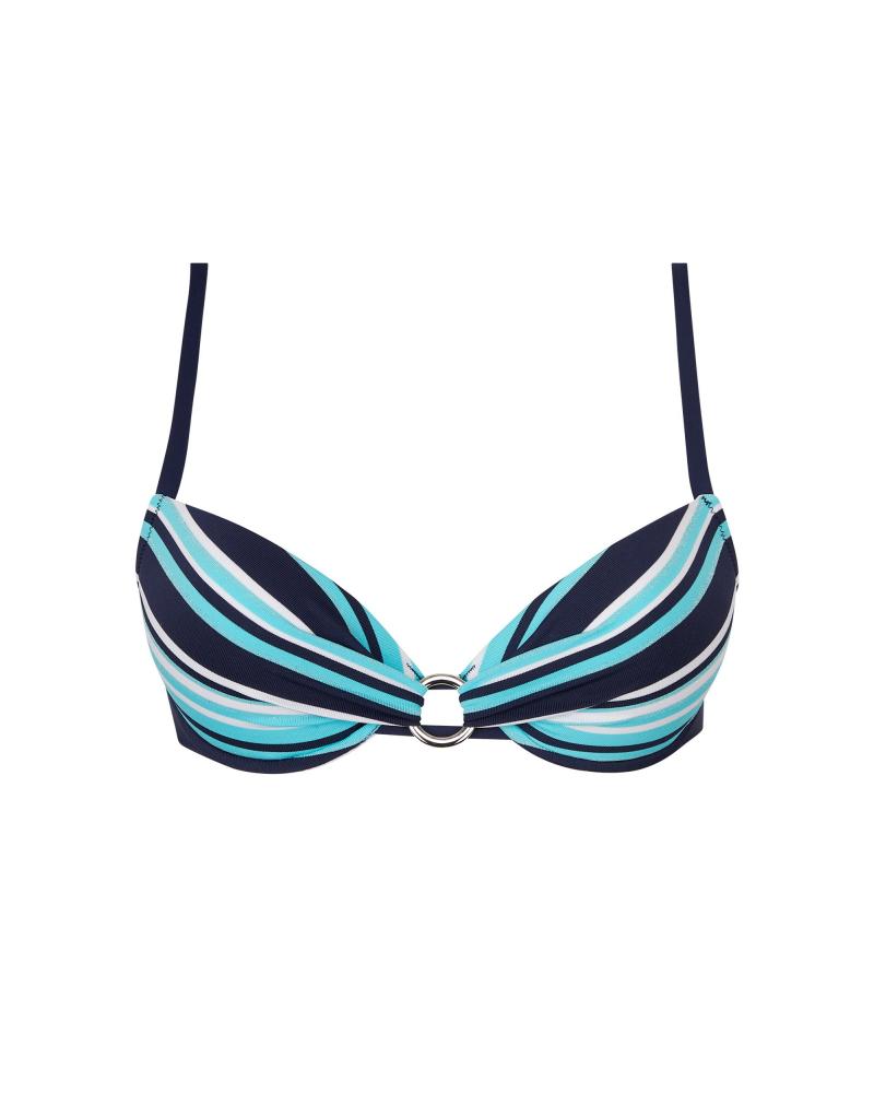 Bikini Antigel colección L'Antigel Globe COLOR: azul, teja; TALLAS: 85b, 90b, 95b, 100b, 85c, 90c, 95c, 100c, 85d, 90d