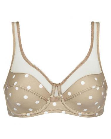 SUJETADOR REDUCTOR MARCA DIM GENEROUS COPA B 3983 COLOR: blanco, negro, marrón, new skin, taupe, bleu nuit, peau, 5ao