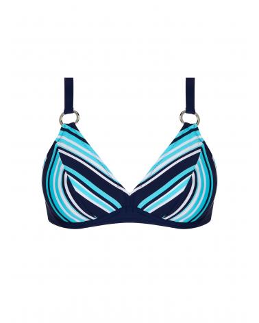 Bikini Triángulo Aros Antigel colección L'Antigel Globe COLOR: azul, teja; TALLAS: 90c, 95c, 100c, 85d, 90d, 95d, 100d