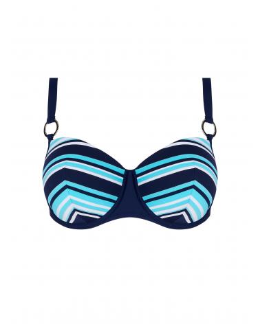 Bikini Balconet Capacidad Antigel colección L'Antigel Globe COLOR: azul, teja; TALLAS: 90d, 95d, 100d, 85e, 90e, 95e