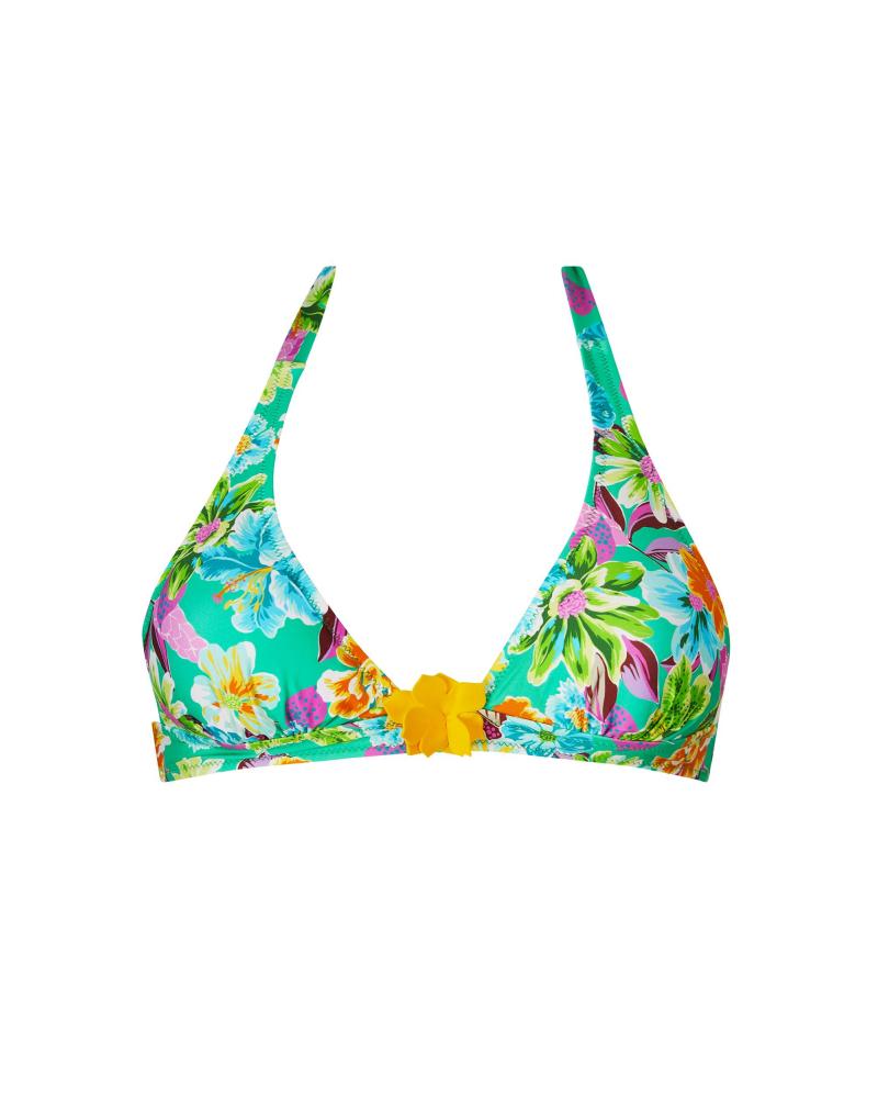 Bikini Triángulo Cortina Antigel colección La Feminissima TALLAS: s, m, l, xl; COLOR: negro, verde  -   - PEPI GUERRA