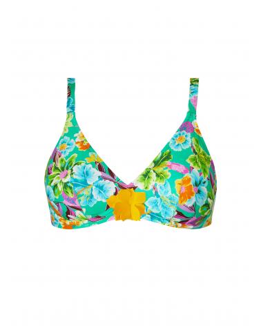 Bikini Triángulo Aros Antigel colección La Feminissima COLOR: negro, verde; TALLAS: 90c, 95c, 100c, 85d, 90d, 95d