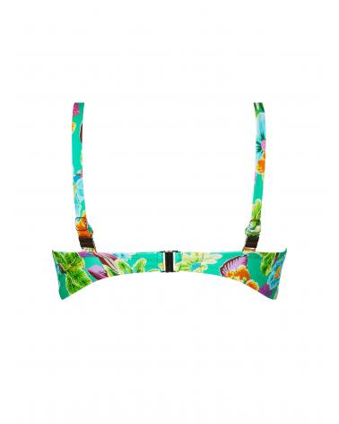 Bikini Balconet Antigel colección La Feminissima COLOR: negro, verde; TALLAS: 90c, 95c, 100c, 105c, 90d, 95d, 100d