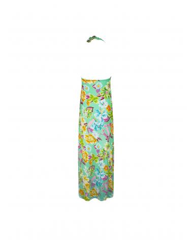 Vestido Largo Playa Antigel colección La Feminissima TALLAS: s, m, l, xl, xxl; COLOR: negro, verde  -   - PEPI GUERRA