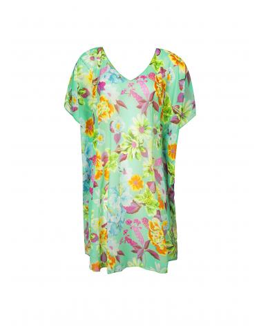Poncho Playa Antigel colección La Feminissima TALLAS: s, m, l, xl; COLOR: negro, verde  -   - PEPI GUERRA