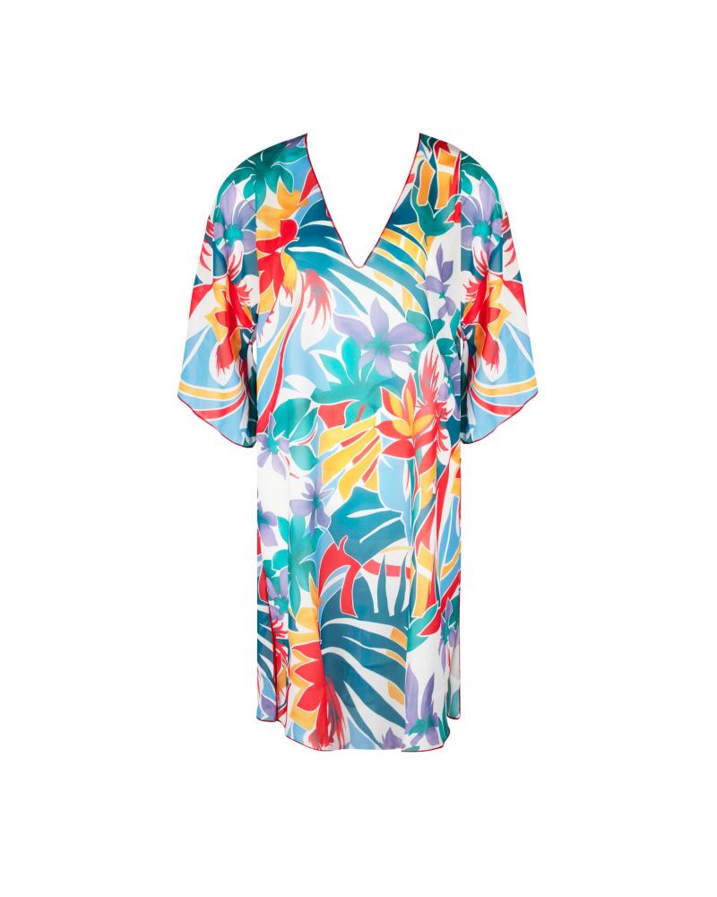 Túnica Playa Antigel colección La Flaneuse TALLAS: s, m, l, xl; COLOR: blanco  -   - PEPI GUERRA