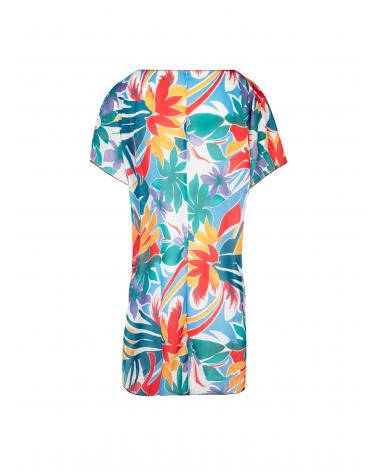 Poncho Playa Antigel colección La Flaneuse TALLAS: s, m, l, xl; COLOR: blanco  -   - PEPI GUERRA