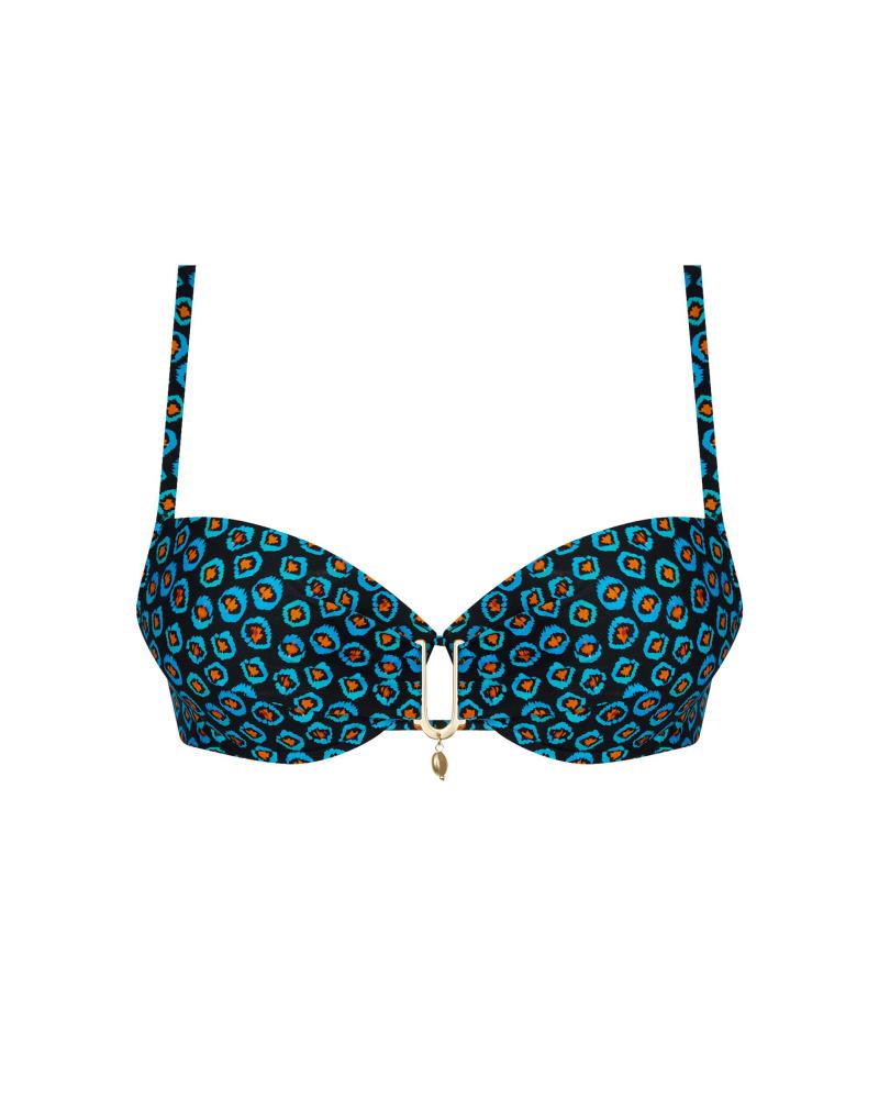 Bikini Antigel colección La Vagabonde COLOR: negro; TALLAS: 85b, 90b, 95b, 100b, 85c, 90c, 95c, 100c, 85d, 90d, 95d  - 