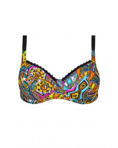 Bikini Balconet Antigel colección La Nomade COLOR: negro; TALLAS: 90c, 95c, 100c, 105c, 90d, 95d, 100d, 105d, 110d