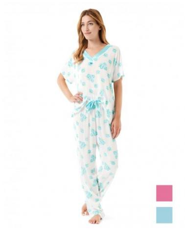 PIJAMAM MUJER LOHE FLORES V243156 TALLAS: m, l, xl; COLOR: unico Temporada: summer24 - Toda la lencería de noche de