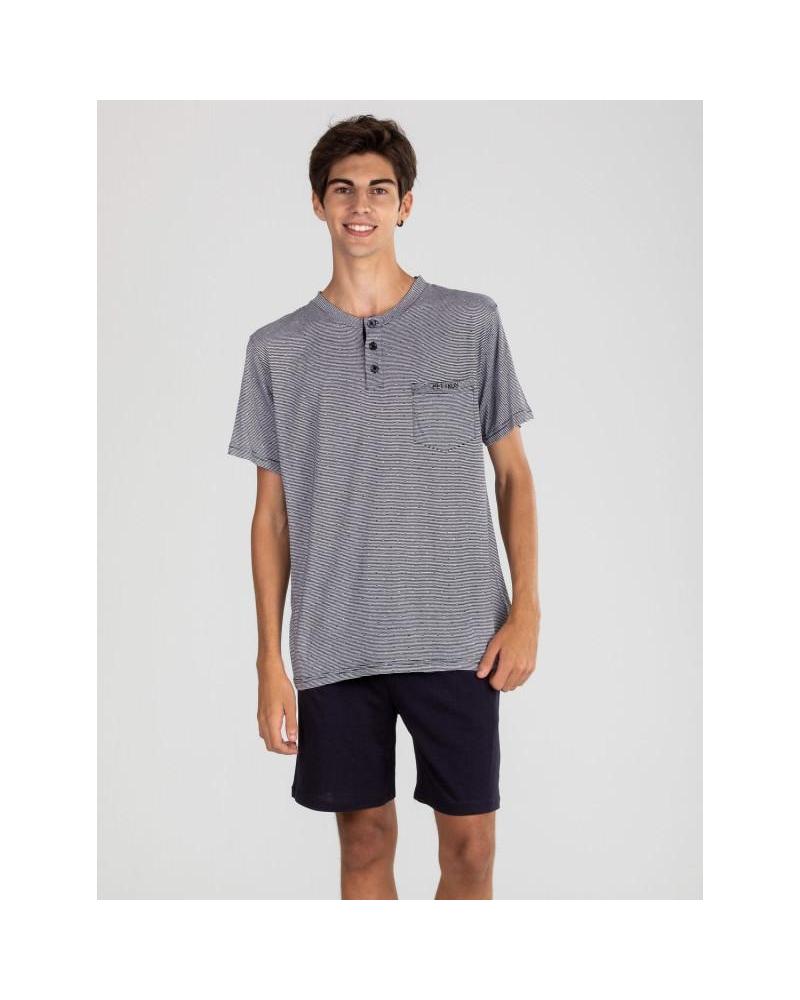 PIJAMA MARCA PETTRUS HOMBRE 5600 TALLAS: m, l, xl, xxl; COLOR: unico Temporada: ver23 - Hombre Ropa Interior y baño