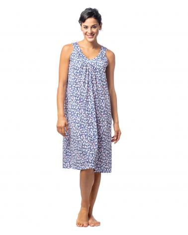 CAMISÓN TIR ANCHO TRILOBAL EGATEX 241438 TALLAS: m, l, xl, xxl; COLOR: marino Temporada: summer24 - Toda la lencería de