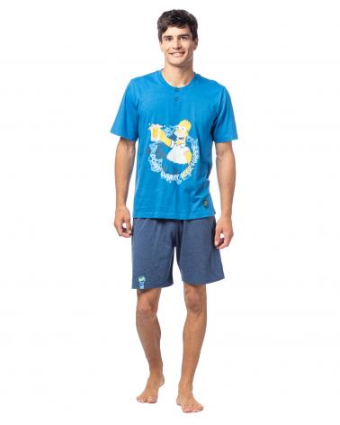 PIJAMA HOMBRE MARCA SOY THE SIMPSONS TALLAS: s, m, l, xl; COLOR: unico Temporada: summer24 - Hombre Ropa Interior y