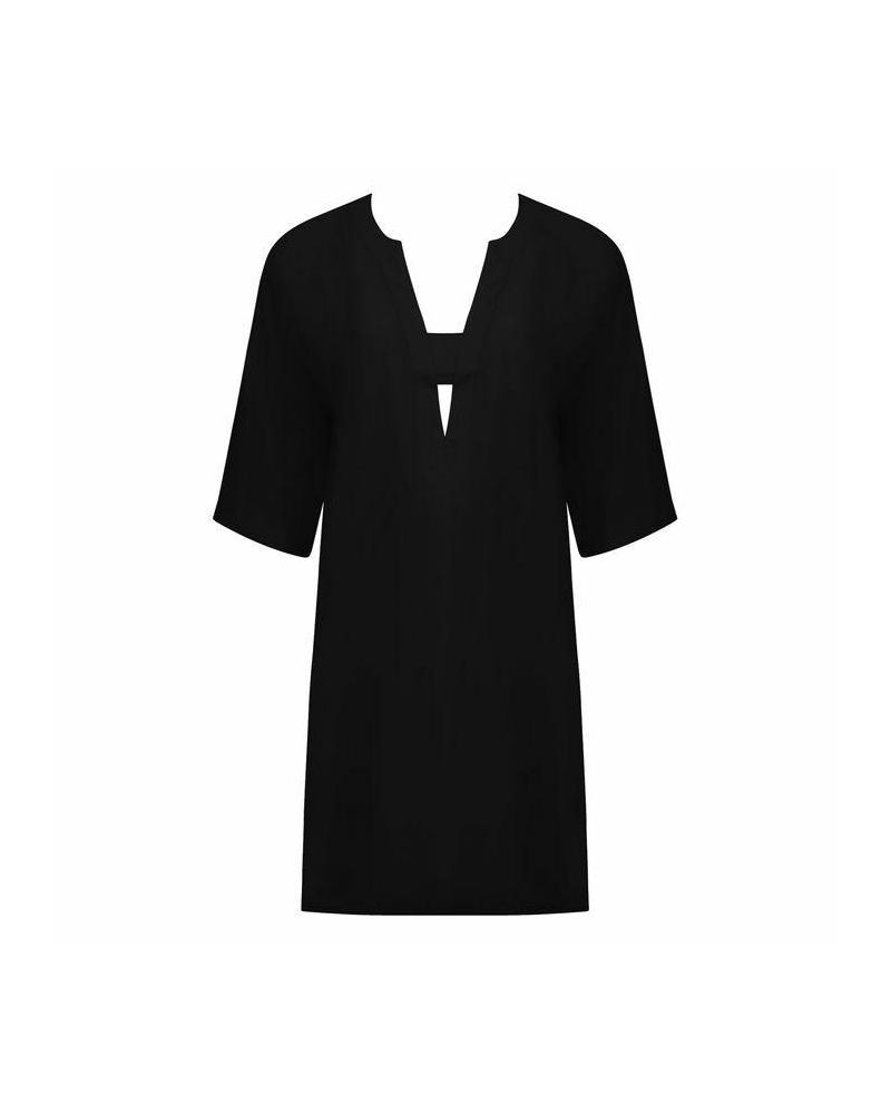 TUNICA LISE CHARMEL GRACE INFINIE ASB4471 TALLAS: s, m, l, xl; COLOR: negro, verde, tresses fuschia Temporada: summer24