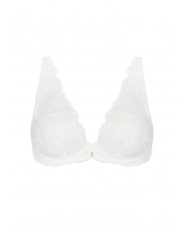 Sujetador escote ''V'' Lise Charmel colección ''Princesse Iris''  Composición: 65% poliamida, 29% poliester, 6%