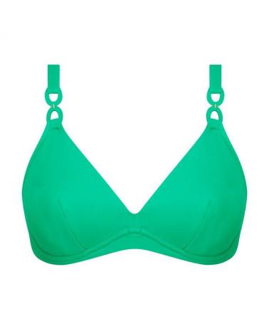 Sujetador bikini triángulo Lise Charmel colección ''Grace Infinie''  Composición: 53% poliamida, 26% elastano, 21%