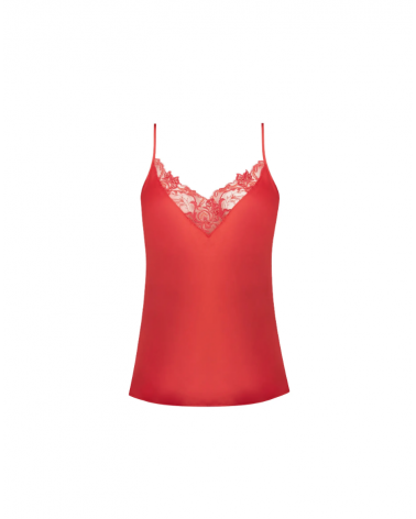 Blusa pijama Lise Charmel colección ''Source Beauté'' TALLAS: 38, 40, 42, 44, 46; COLOR: hibiscus beaute Composición: