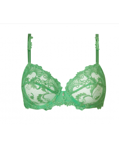 Sujetador Lise Charmel colección ''Dressing Floral''  Composición: 74% poliéster, 19% poliamida, 5% algodón, 2%
