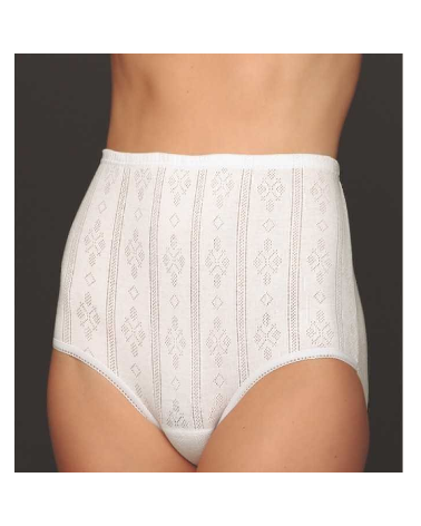 BRAGA CLASICA MARCA AVET 3200 100% ALGODÓN COLOR: blanco; TALLAS: 44, 48, 52, 56, 60 Temporada: anteriores - Todas las