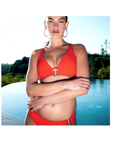 BRAGA BIKINI CHANTELLE 15T30 TALLAS: s, m; COLOR: naranja Temporada: summer24 -   - PEPI GUERRA