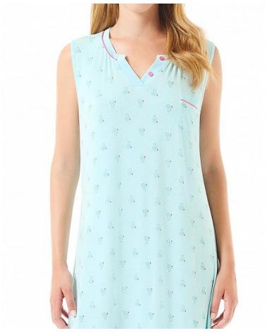 CAMISON LOHE CACTUS V243947 TALLAS: m, l, xl; COLOR: unico Composición: 95% viscosa 5% elastán; Temporada: summer24 -