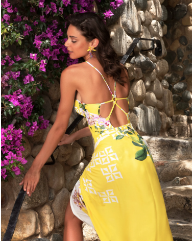 Bañador bandeau Lise Charmel colección ''Jardin Delice'' ABB9278 TALLAS: s, m, l, xl; COLOR: soleil delice Composición: