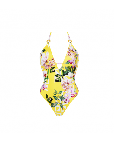 Maillot seducción Lise Charmel colección ''Jardin Delice'' TALLAS: s, m, l; COLOR: soleil delice Composición: 57%