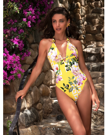 Maillot seducción Lise Charmel colección ''Jardin Delice'' TALLAS: s, m, l; COLOR: soleil delice Composición: 57%
